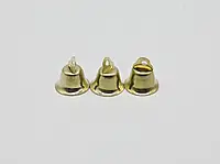 Маленькие золотые колокольчики для декорирования сувениров, скрапбукинга и одежды золото размером 14 мм