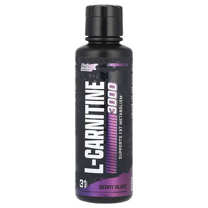 Л-карнітин Nutrex Liquid Carnitine 3000 31 порц. (апельсин-манго), фото 1