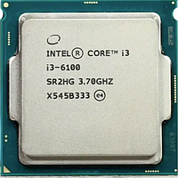 Процесор s1151 Intel Core i3-6100 3.7GHz 2/4 3MB DDR3L 1333-1600 DDR4 1866-2133 HD Graphics 530 51W б/в