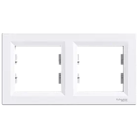 Schneider Electric ASFORA EPH5800221 Рамка 2-місна горизонтальна біла