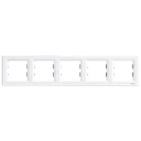 Schneider Electric ASFORA EPH5800521 Рамка 5-місна горизонтальна біла