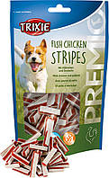 Ласощі для собак Trixie PREMIO Chicken and Pollock Stripes 75 г (курка та риба) o