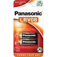 Батарейка Panasonic LRV08 A23, MN21, V23 Alkaline * 2 LRV08L/2BE JLK