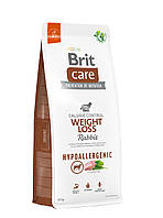 Сухой корм Brit Care Dog Hypoallergenic Weight Loss для собак с лишним весом, гипоаллергенный с кроликом, 12