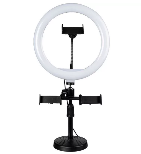 Кільцева LED-лампа CXB-260A 26 см зі Штативом для фото та відеозйомки