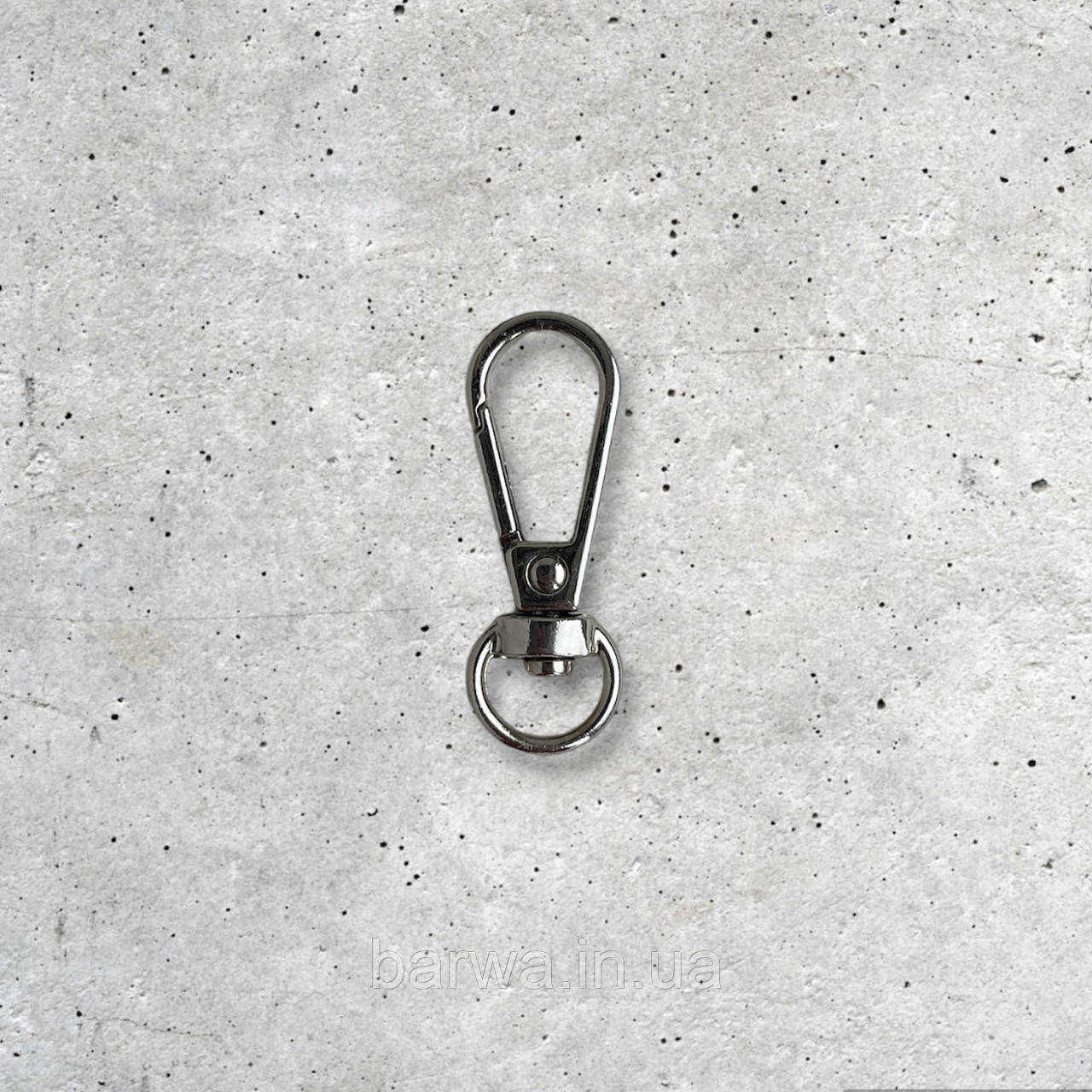 Карабін металевий, розмір 10*40 мм, якість стандарт, колір нікель