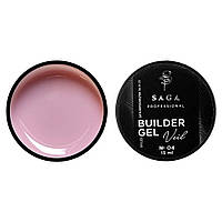 Гель для нарощування нігтів SAGA professional Builder Gel Veil №04, 15 мл