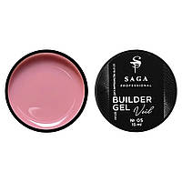 Гель для наращивания ногтей SAGA professional Builder Gel Veil №05, 15 мл