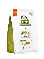 Корм для собак малых пород Brit Care Dog Hypoallergenic Adult Small Breed гипоаллергенный с ягненком, 3 кг o