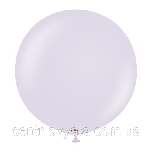 Латексна кулька Kalisan 18"(45 см)  Macaron Lilac | Макарун ліловий
