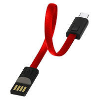 Дата кабель USB 2.0 AM to Type-C 0.22m red ColorWay CW-CBUC023-RD JLK