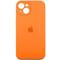 Чохол для смартфона Silicone Full Case AA Camera Protect for Apple iPhone 14 52,Orange inc mus