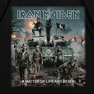 Футболка з принтом Iron Maiden A Matter Of Life And Death XL Чорний, фото 2