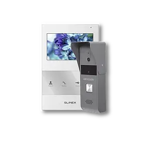 Slinex SQ-04 white + Hikvision DS-KB2421-IM Комплект
