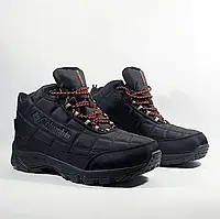 Columbia Waterproof Winter Boots Black Orange 41