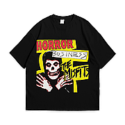 Футболка з принтом Misfits Horror Business L Чорний