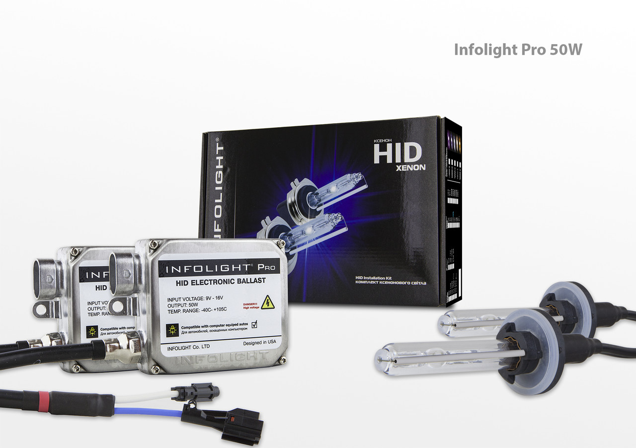 Комплект ксенону Infolight Pro (обманка) 50W H27 4300K