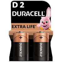 Батарейка Duracell D LR20 щелочная 2шт. в упаковке 81545439/5005987/5014435 JLK