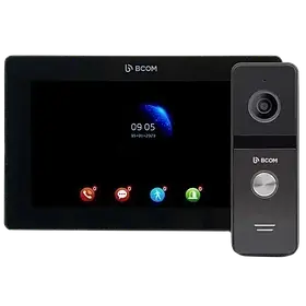 BCOM BD-770FHD Black Kit Комплект відеодомофона