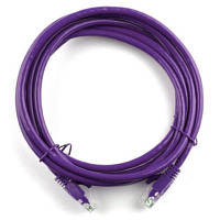 Патч-корд 3м, RJ-45, Cat.5e, CU, медь, фиолетовый Ritar PCR-CU/3Pe / 04279 JLK