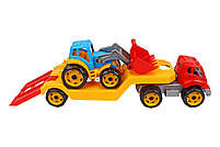 Іграшка "Автовоз з трактором ТехноК", арт. 3916, фото 2