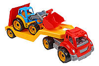 Іграшка "Автовоз з трактором ТехноК", арт. 3916, фото 3