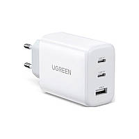 Зарядний пристрій UGREEN CD275 65W 2C1A Fast Charger (White) EU (UGR-90496) inc mus