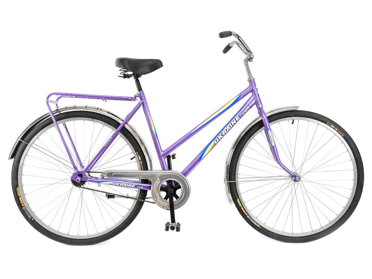 Велосипед ХВЗ 28″ LUX65 Cталь ліловий