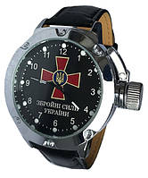 Часы мужские наручные Вооруженные Силы Украины, ВСУ, именные часы, подарок для военного, люминесцентные