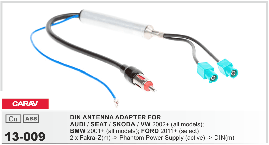 Антенний перехідник Audi, Skoda, Seat, Volkswagen, Mercedes, BMW, Dacia, Opel, Citroen, Peugeot, Re