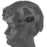 Фонарик тактический на шлем (Белый + ИК свет), LT-10 Черный