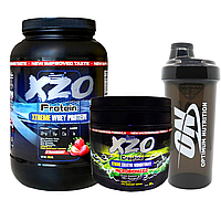 Протеин 80% белка 1 кг + Креатин 300 г + Шейкер XZO Nutrition