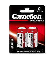 Батарейка CAMELION Plus ALKALINE C/LR14 BP2 2шт (C-11000214) inc mus