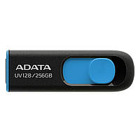 Flash A-DATA USB 3.2 UV 128 256Gb Black/Blue inc mus