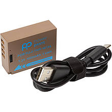 Акумулятор PowerPlant Fujifilm TNP-W126 1050mAh з кабелем Type-C