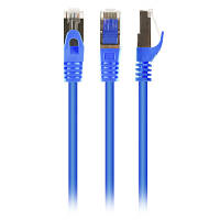 Патч-корд 1м S/FTP Cat 6A CU LSZH blue Cablexpert PP6A-LSZHCU-B-1M JLK