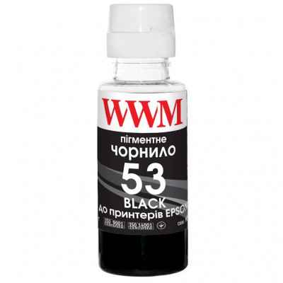 Чернила WWM HP GT53 100г Black Pigment, для Ink Tank 115/315/319 H53BP JLK - фото 1 - id-p2191440753