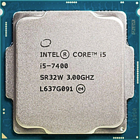 Процессор s1151 Intel Core i5-7400 3.0-3.5GHz 4/4 6MB DDR3L 1333-1600 DDR4 2133-2400 HD Graphics 630 65W б/у