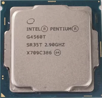 Процессор s1151 Intel Pentium G4560T 2.9GHz 2/4 3MB DDR3L 1333-1600 DDR4 2133-2400 HD Graphics 610 35W бу