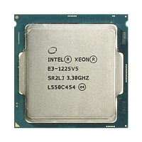 Процессор s1151 Intel Xeon E3-1225 v5 3.3-3.7GHz 4/4 8MB DDR3L 1333-1600 DDR4 1866-2133 HD P530 80W бу