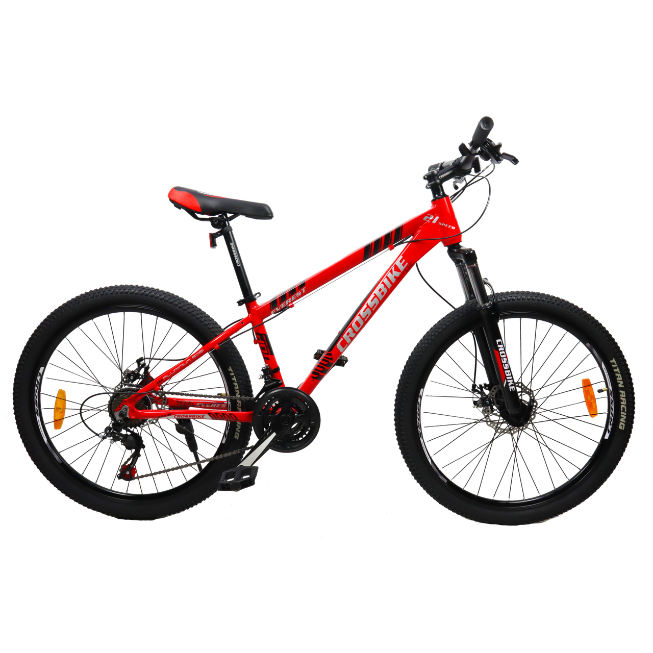 Велосипед CrossBike 26" Everest 2025 Рама-13" red