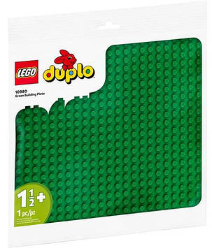 Конструктор LEGO DUPLO Classic Зелена пластина для будівництва 1 деталь (10980)