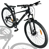 Велосипед Cross 29" Scorpion 2023 Алюминиевая рама-16" Черно-Серый/ рост 160-175 см