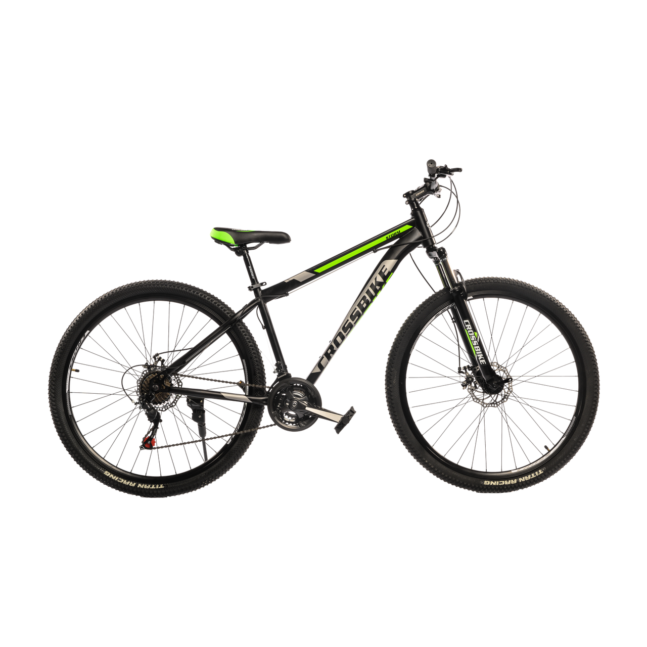Велосипед CrossBike 29" Storm 2024 Рама-17" black-green
