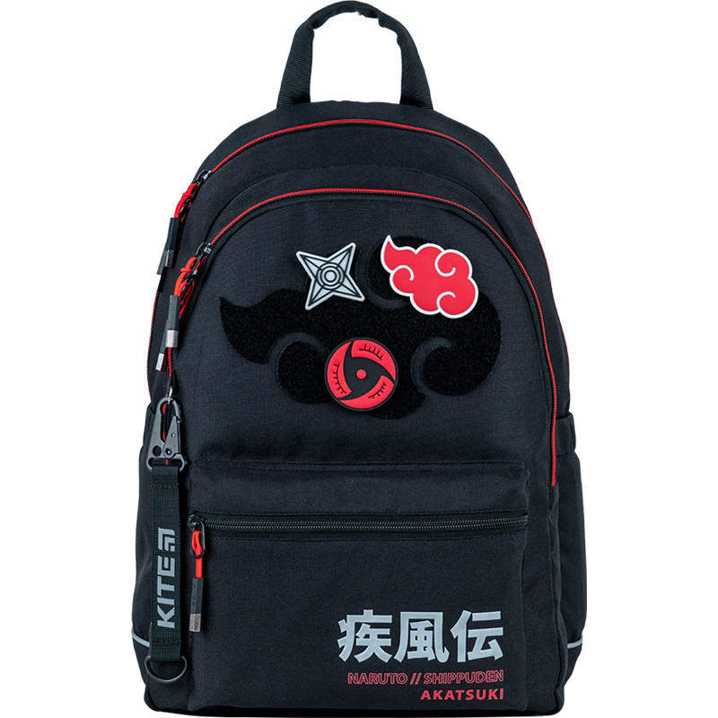 Рюкзак Kite Education teens Naruto 42x29x18 см, 19 л, чорний (NR24-2575M)