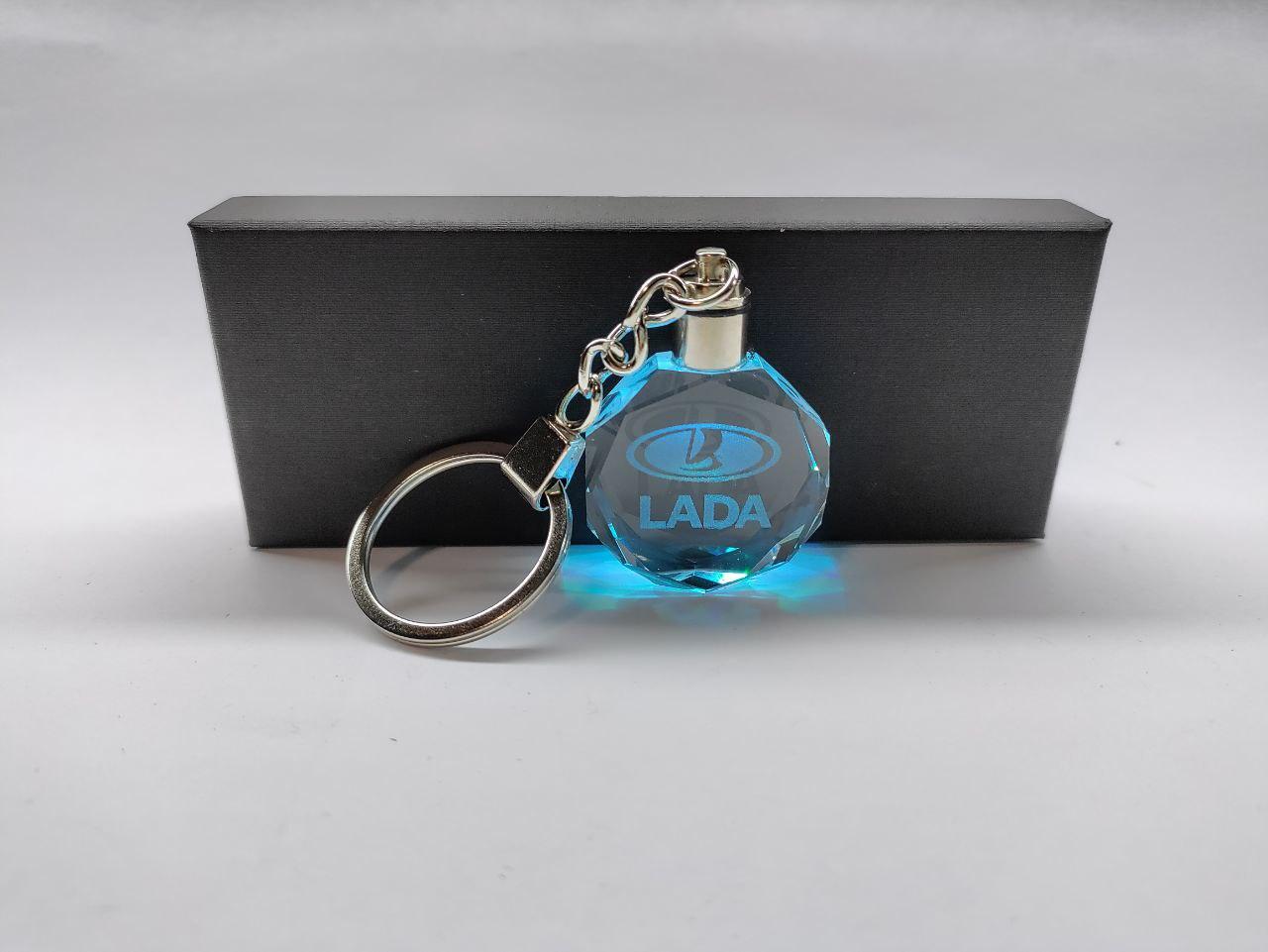 Led брелок кристал LADA, фото 1