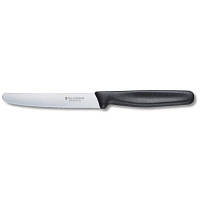 Кухонный нож Victorinox Standart для овощей 11 см, с волнистым лезвием, черный 5.0833 JLK