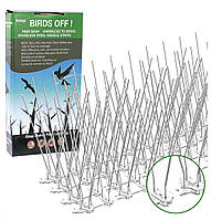 Защита от птиц набор шипов из нержавеющей стали 12шт