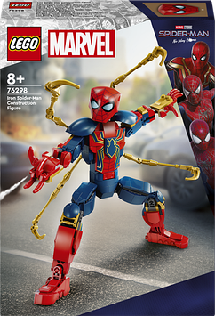 Конструктор LEGO Marvel Фигурка Железного Человека-паука для сборки 303 детали (76298)