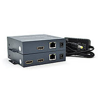 Одноканальный активный удлинитель HDMI сигнала по UTP кабелю. Дальность передачи: до 200метров, cat5e/cat6e